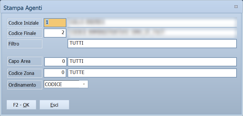 Stampa agenti