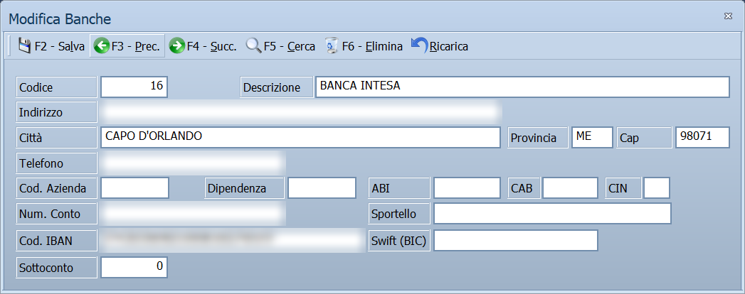 Maschera Banche