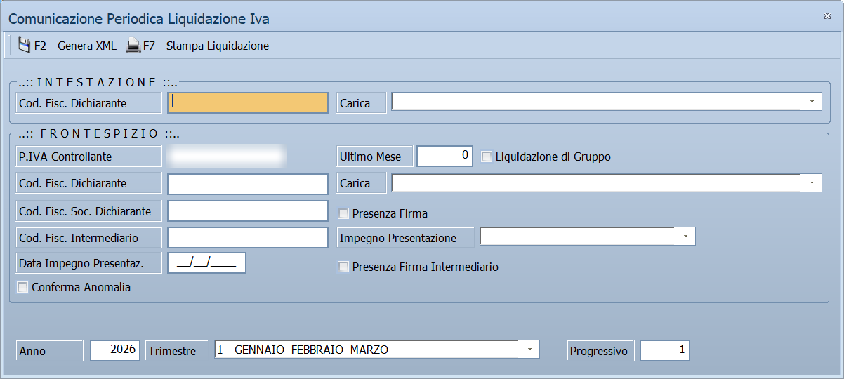 Trasmissione dati fatture