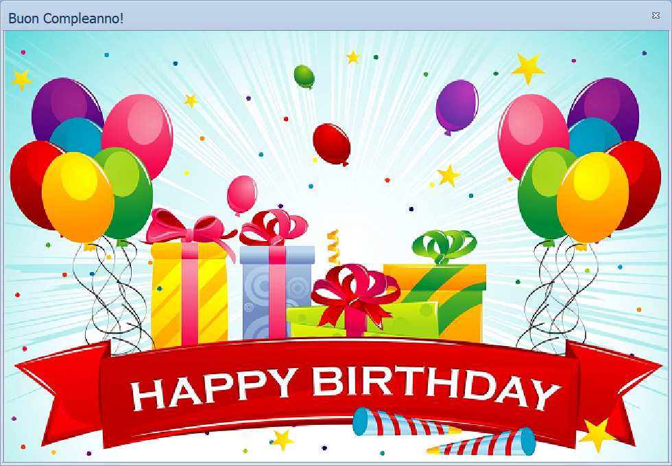 Compleanno del cliente